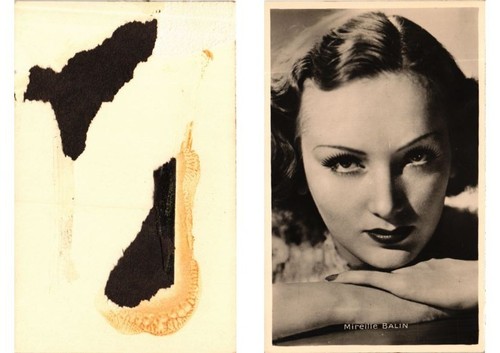 Cpa mireille balin film - mireille,
