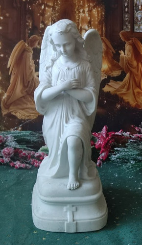Antique statue ange priere - antique,