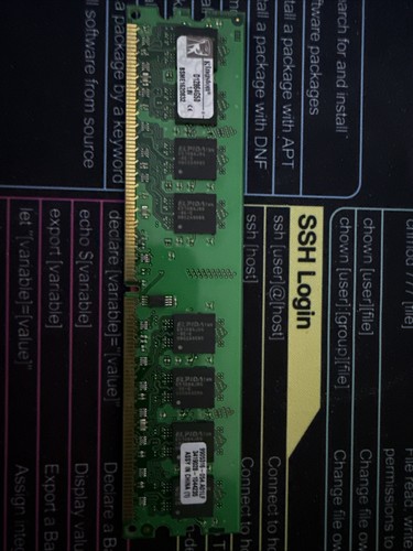 Barrette mémoire 1go ram ddr2 - barrette,