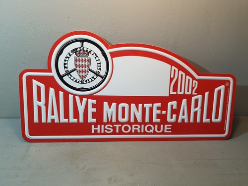 Plaque rallye monte carlo - plaque,