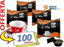 100 Capsules → Pop Caffè E-Mio Intenso - Dosettes Compat. Lavazza A modo mio