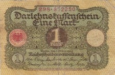 billet ALLEMAGNE 1 mark  berlin 1 mars 1922 circulé