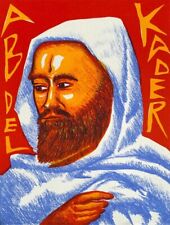 HERVÉ DI ROSA DEUX RIVES UNE MER - ABDEL KADER 2008 lithographie signée