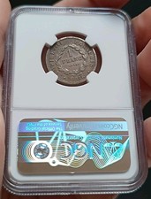 Rare !! Napoléon II - 1 Franc 1816 Essai En Argent. Sous Coque NGC UNC