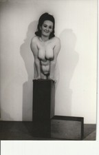 TIRAGE PHOTO	argentique amateur 1960	FEMME NUE NU ARTISTIQUE  9x13cm
