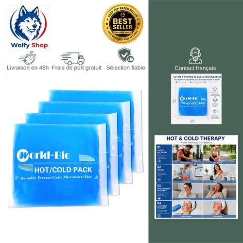 Poche glace gel - de, en