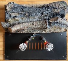 Foyer de cheminée électrique des années 1990 en état de marche