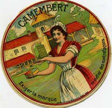 Etiquette de fromage ancienne