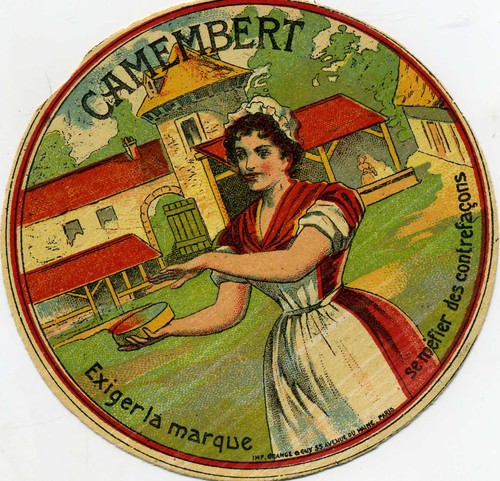 Etiquette fromage ancienne - etiquette,