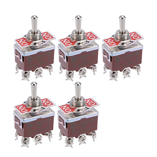 5pcs interrupteur dpdt bascule - interrupteur,