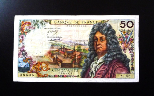 Billet francs racine - billet, 50
