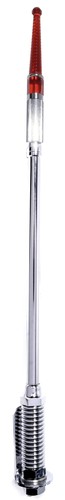 Antenne chrome rouge poteau - chrome, de