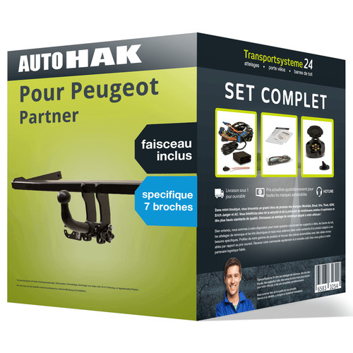 Attelage pour peugeot partner - attelage,