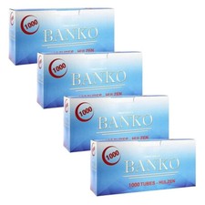 Pack de 4 boites de tubes à cigarettes Banko