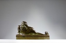 Gaston Hauchecorne, Sculpture en Bronze de Pirate Malay, France 1920