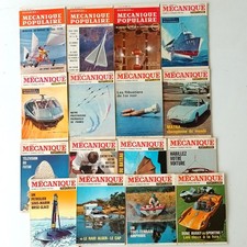 Lot 16 revues Mécanique populaire  sciences N° 231-232-234-272-273-275-276-277