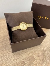 Montre Femme Vintage Chic Plaqué Or Style Rétro Minimaliste Petit Cadran Élégant