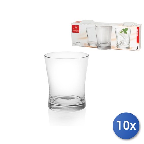 10x paquets verres en - 3,