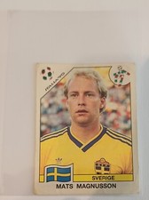 Image Sticker Cromo n°245 Mats MAGNUSSON Suède PANINI 1990 World Cup ITALIA 90