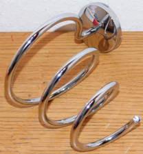 SUPPORT MURAL à VISSER porte SECHE CHEVEUX FEUNE en métal spirale SALLE de BAIN