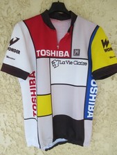 Maillot cycliste LA VIE CLAIRE RADAR 1985 vintage jersey shirt BERNARD HINAULT L