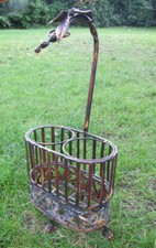 Porte Bouteille de Vin Fer Forge Déco de Table