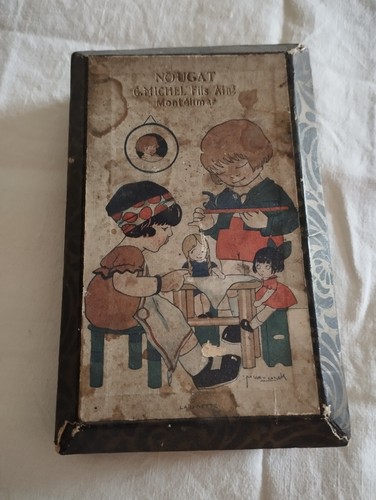 Ancienne boîte nougat - , g