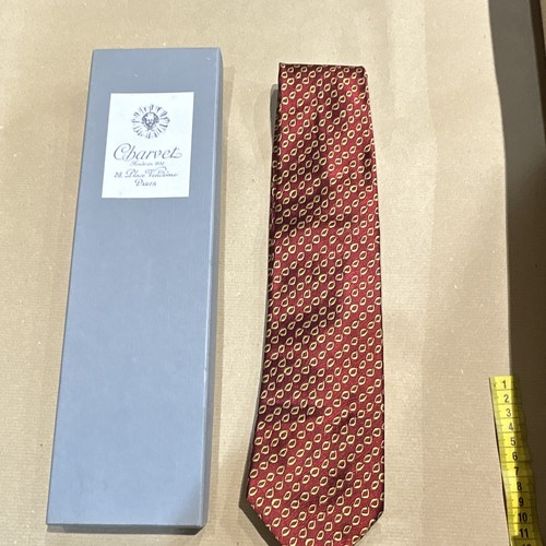 Charvet cravate homme rouge - homme,