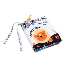 Livres en tissu froissé, livre d'activités doux pour bébé de 3 à 6 mois,