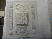 PANNEAU BOISERIE ANCIENNE PATINE BLANC GUSTAVIEN 