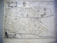 Carte du Lyonnais.Gravure sur