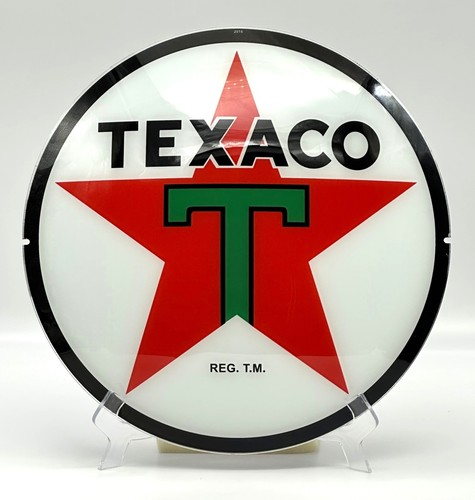 Texaco star glass - glass, face