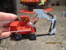 Engin BTP Travaux Public Pelleteuse Hydraulic Excavator MH6 Matchbox Lesney 1970