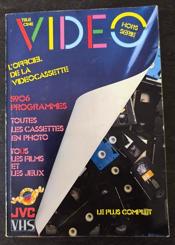 Rare vhs video - catalog, 1983