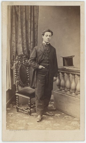 Cdv circa 1860 - circa, d'un