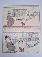 Dessin original signé M