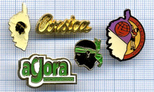 Lot de Pin's sur la CORSE /