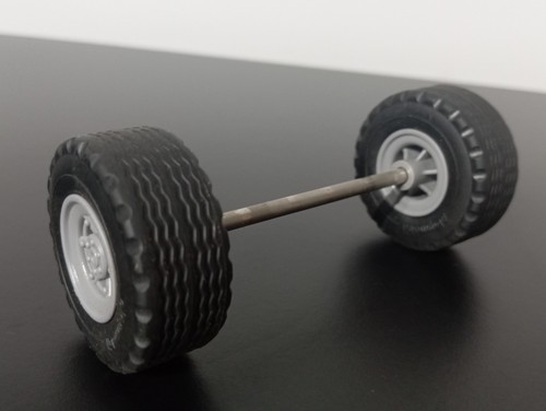 Playmobil roues jante grise - roues,