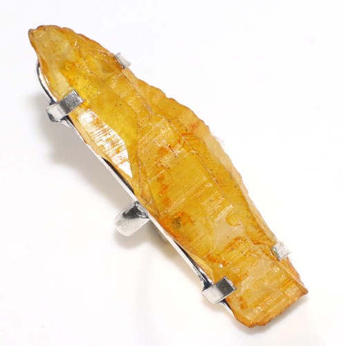 Bague naturelle quartz citrine - quartz,