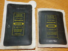 VINTAGE LOT 2 rustine caoutchouc PNEU MICHELIN gomme RUBBER gummi ERX-SL-12-14