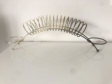 Porte toast vintage en métal - Porte bouteilles pain grillé ancien art déco