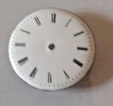 Cadran émaillé pour montre à gousset diamètre 33.1 mm   N° 45