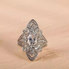 Bague de mariée art déco