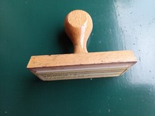 TAMPON bois vernis clair - TBE -