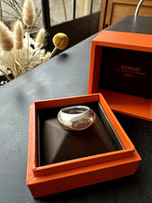Bague Hermes Eclipse argent massif