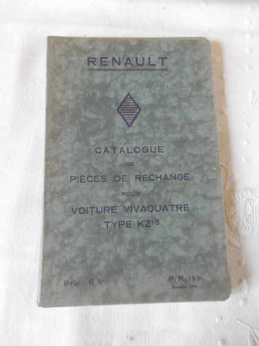 Ancien catalogue pièces de - catalogue,