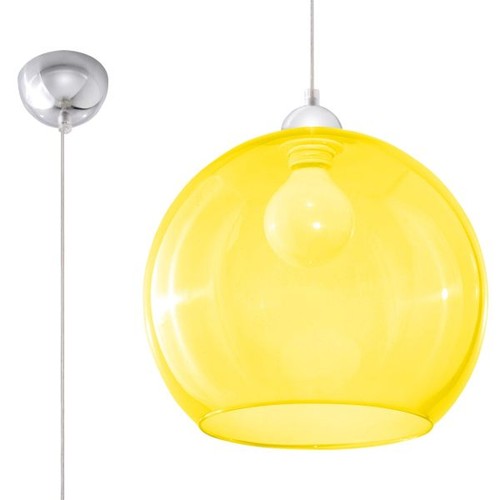 Suspension acier jaune - acier,