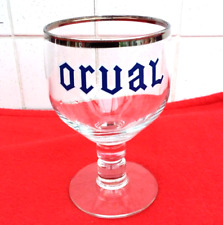 Superbe ancien verre a orval bière de l'abbaye (modèle grande coupe)