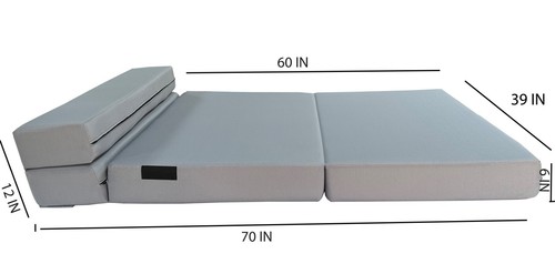 Lounger folding foam mattress - folding,