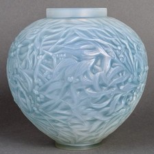 Vase gui verre opalescent - gui,